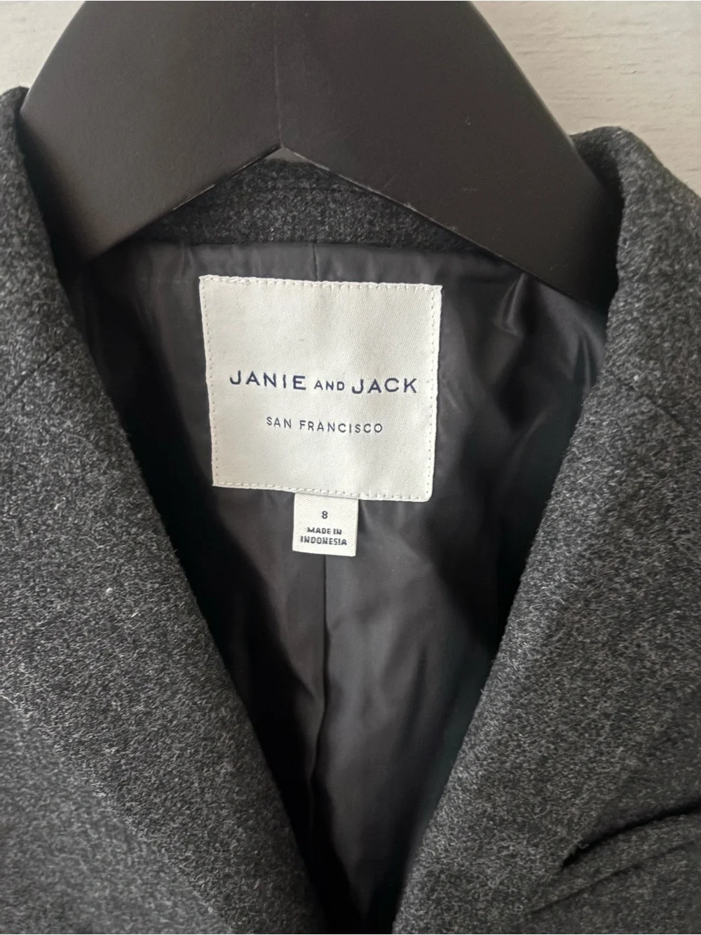 Janie and Jack Charcoal Gray Girls Blazer